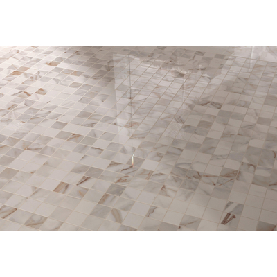 FAP Ceramiche Roma Stone Mosaico Gold Carrara Oro macro mosaico zijde glans 5x5