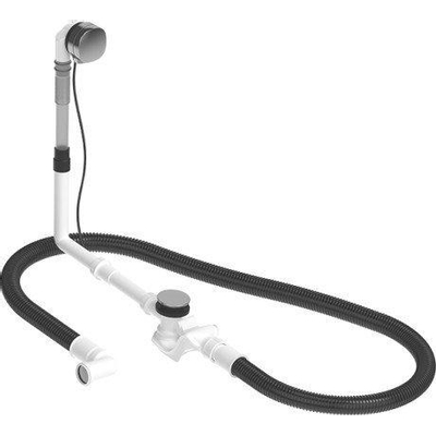 Duravit Garniture universelle de vidage et de trop-plein avec raccord chrome