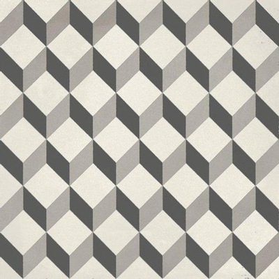 SAMPLE JOS. Hidro Carreau décoratif 20x20cm 8.3mm porcellanato Upsidedown Black