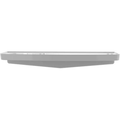 Schwab planchet 50x12cm kunststof wit