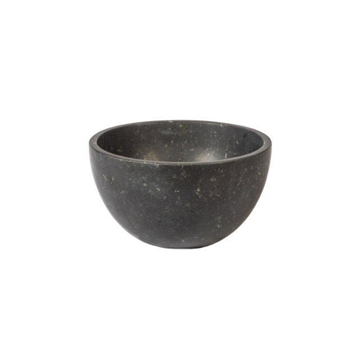 FugaFlow Efficiente Vasque - 21x21x12cm - ronde - pierre naturelle - foncé