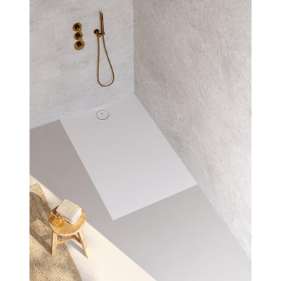 Riho Nuvia Receveur de douche - 140x90cm - antibactérien - purite - blanc mat