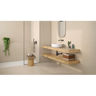 Ceralto Chipstone Terrazzo Carrelage mural - 30x90cm - 10.5mm - rectangle - rectifié - décor - beige