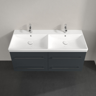 Villeroy & Boch Avento Meuble sous-lavabo 118x51.4x45.2cm 4 tiroirs crystal grey