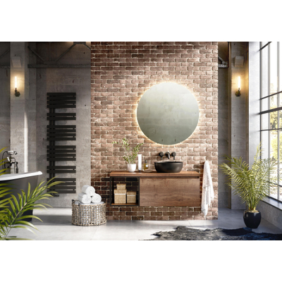 HR badmeubelen Matrix Bodeminleg - 35.2x40x1.8cm - voor frame - nebraska eiken