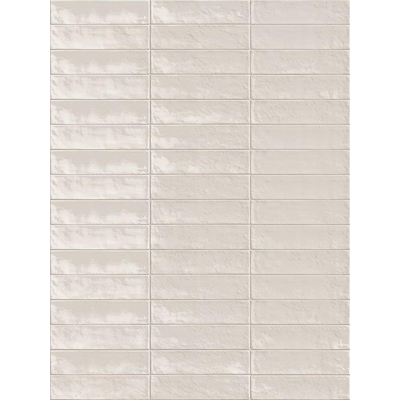 Emil Total Brick Carrelage mural 6x24cm 10mm Bianco
