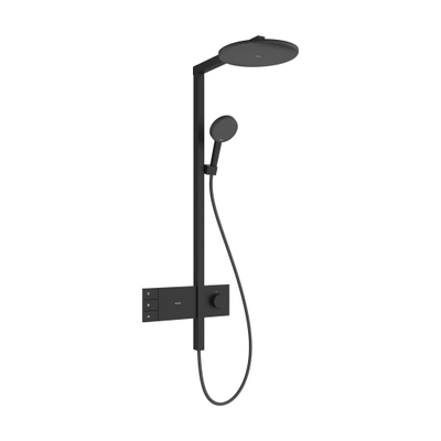 Hansgrohe Raindance alive S - showerpipe - 300 - 2jet - ecosmart - thermostaat - mat zwart