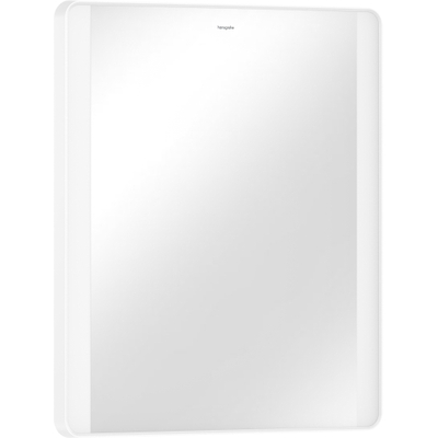 Hansgrohe Xarita Lite Q Miroir - 60x70cm - éclairage led - Vertical - interrupteur mural - Blanc mat