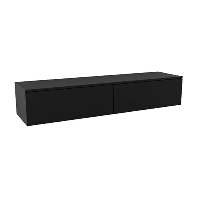 MONDIAZ ALAN MODULE Wastafelonderkast - 160x45x30cm - 2 lades - push to open - MDF - Urban mat