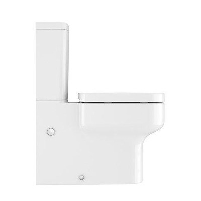 Crosswater Kai Toiletzitting - met softclose en dunne rand - wit