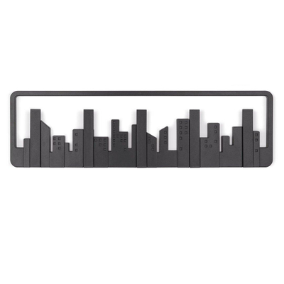 Umbra Skyline patère 50x15x3cm Plastique Noir