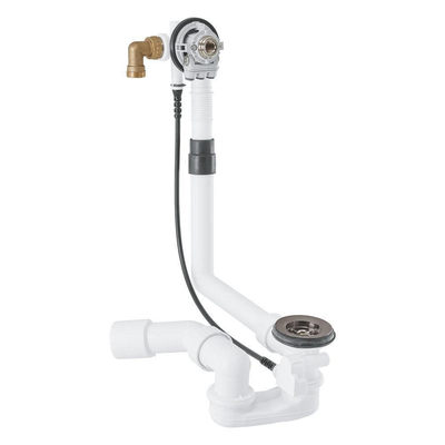 Grohe Talentofill Badafvoer - badvuller - voor normale baden - hard graphite (antraciet)