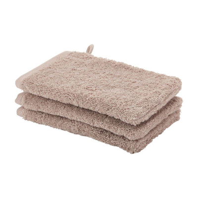 Aquanova London Washandje - 16x22cm - 6 stuks - Nougat