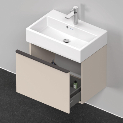 Duravit D-neo Meuble sous vasque 58.4x37.2x44cm 1 tiroir Taupe mat