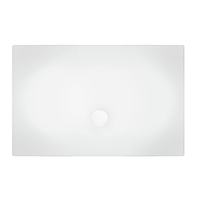 Xenz flat sol de douche 140x100x4cm rectangle acrylique blanc