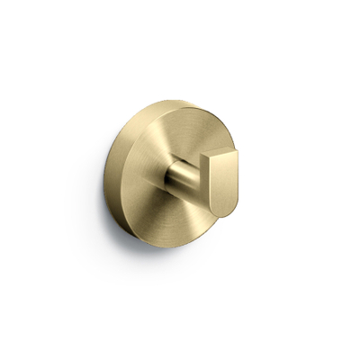 Clou Flat set à 2 kledinghaken goud geborsteld PVD