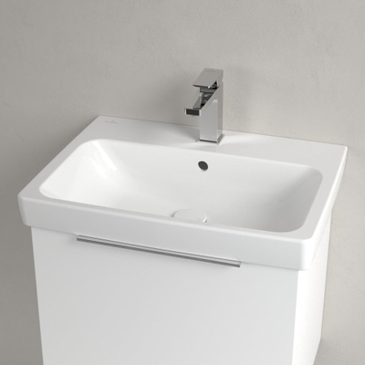 Villeroy & Boch Architectura wastafel - 60x44.5cm - met 1 kraangat - met overloop CeramicPlus - White Alpine (glans wit)