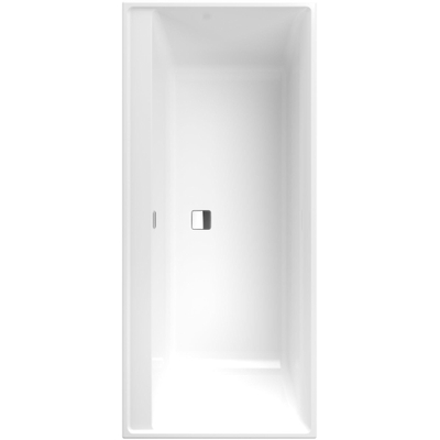 Villeroy & Boch Collaro Bad - 180x80cm - inbouw - rechthoek - met badwaste chrome - zonder panelen - wit