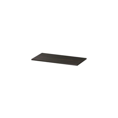 INK Topdeck Wastafelblad - 80x40x1.6cm - tbv onderkast - MFC - Intens eiken