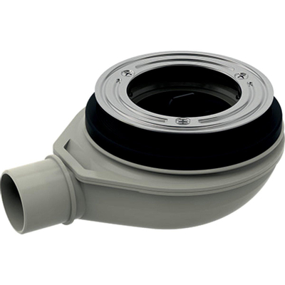 Geberit Setaplano Sifon - voor bad/douchebak B11.5xL16.3cm - 90mm - grijs