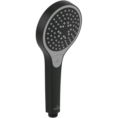 Villeroy & Boch Verve Showers Douchette à main avec trois jets d'eau Ronde - noir mat