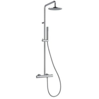 Plieger Napoli colonne de douche thermostatique avec douche de tête ø20cm avec douchette à main m.1 position chrome bu85rm2151cr