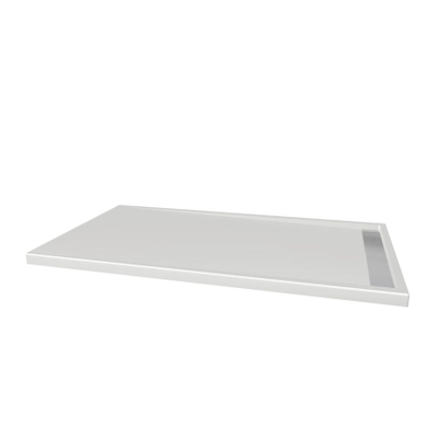 Xenz Easy Tray douchevloer - 160x90x5cm - acryl - zonder gootcover - wit