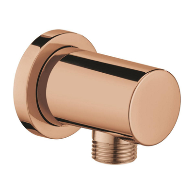 Grohe Rainshower Wandaansluitbocht - ronde rozet - warm sunset (koper)