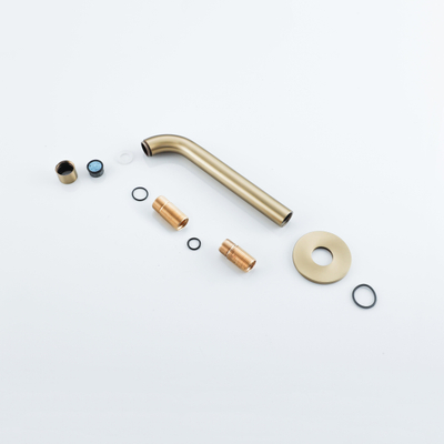 FugaFlow Eccelente Acces uitloop - 22cm inkortbaar - Geborsteld Messing PVD (Goud)