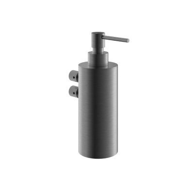 Hotbath Archie Zeepdispenser - wandmodel - PVD - geborsteld gunmetal (antraciet)