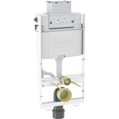 Geberit Gis wandcloset - hoogte 100cm omega reservoir 12cm - blauw