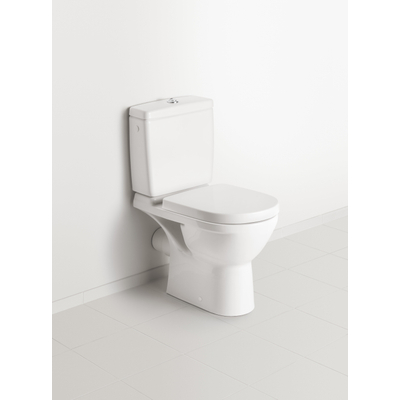 Villeroy & Boch O.novo Compact duoblokreservoir - met zij en achteraansluiting CeramicPlus - White Alpine (glans wit)