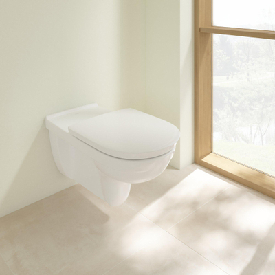Villeroy & Boch Vicare wandcloset directflush - diepspoel - met greep glans - White Alpine (glans wit)