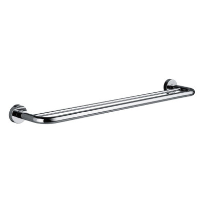 Emco Rondo 2 Porte-serviettes de bain double Chrome