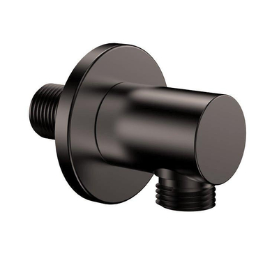 Wiesbaden UniMatch Coude mural rond 1/2" gunmetal PVD