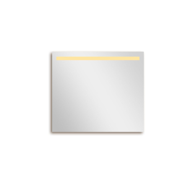 Adema Squared 2.0 badkamerspiegel - 80x70cm - incl. bovenverlichting - LED - sensor schakelaar SHOWROOMMODEL