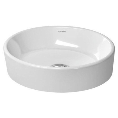 Duravit Starck 2 vasque à poser sans trop-plein sans trou de robinet 44x40cm avec WonderGliss blanc