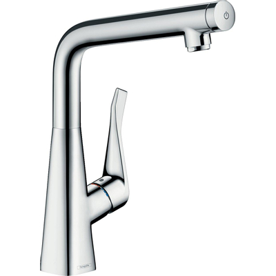 Hansgrohe Metris Select M71 Eengreeps keukenmengkraan - 320 - hoogglans chroom