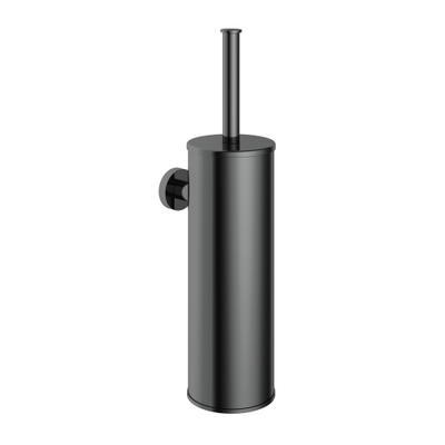 Hotbath Cobber ensemble de brosse WC - Poli Noir PVD