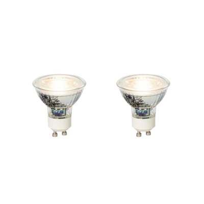 Luedd Lampe LED - lot de 2 - GU10 - 4W - 3000K - 310LM - à intensité réglable