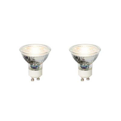 Luedd Lampe LED - set de 2 - GU10 - 4W - 3000K - 310LM - dimmable