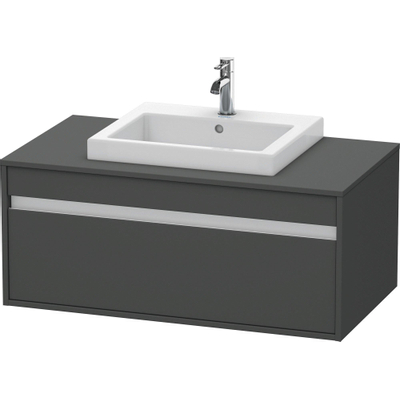 Duravit Ketho Meuble sous-lavabo 100x42.6x55cm graphite