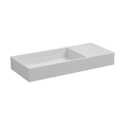 Clou Mini Wash Me lave-mains 56x24cm droite en pierre minérale Blanc
