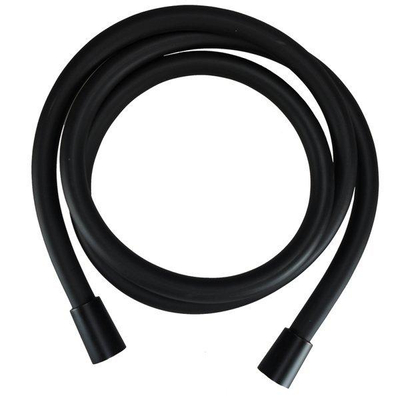 Wiesbaden Caral set de douchette encastrée avec douchette barre et support mural, y compris flexible de douche rond 1/2 noir mat