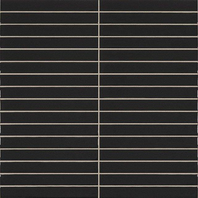 ÉCHANTILLON La Platera Cerámica Kromo Carreau mural en céramique - 35x35cm - 9.2mm - Noir