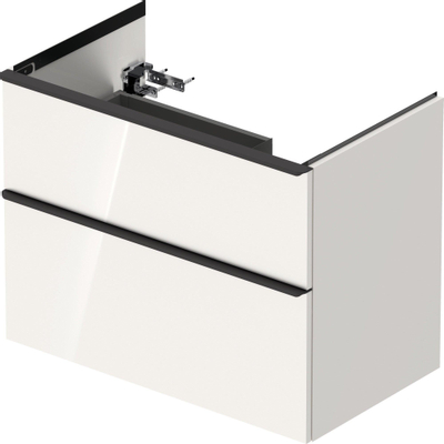 Duravit D-neo Meuble sous vasque 81x46.2x62.5cm 2 tiroirs Blanc haute brillance