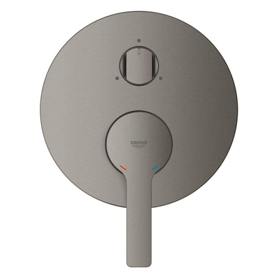 Grohe Lineare Afbouwdeel - voor inbouw mengkraan - 3 functies omstelling - brushed hard graphite (antraciet)