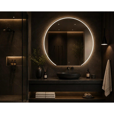 Arcqua Sunset spiegel - 120x100cm - met led verlichting - met verwarming