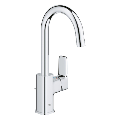 GROHE Dice wastafelkraan - l-size - met waste - mat zwart