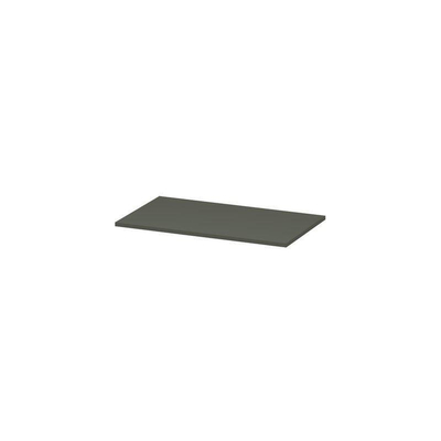 INK Topdeck Wastafelblad - 80x45x2cm - tbv onderkast - MDF lak - Mat beton groen